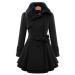 Rytejfes women long without hood outdoor teddy tinge jacket transition coat quilted coat winter coat transition plush jacket jacket short coat sweat jacket winter jacket fleece jacket