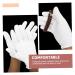 ABOOFAN 80 Pairs White Cotton Gloves Tool Gloves Black Cotton Gloves Breathable Work Glove Liners Cotton Inspection Gloves Labor Gloves Sleep Gloves S Elastic Cotton Gloves Lining Soft Man - Buy Online on SooperMarket.com