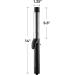TYMO ROTA Automatic Curling Iron Wand 1.25 Inch - Ionic Rotating Hair Curler for Long Hair - Nano Titanium Barrel - 5 Adjustable Temps - Professional Hair Styling - Buy Online on SooperMarket.com