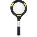 BIOS Living COB LED Magnifying Glass 3X Magnification Bright Uniform Consistent Illumination Perfect for Reading Fine Print Easy On/Off Non-Slip Rubber Handle Lens Size: 3.25 /8.3 cm - Buy Online on SooperMarket.com