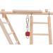 Trixie 5659 Wooden Ladder Playground - 44x44x16 cm - Brown - Buy Online on SooperMarket.com