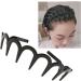 Unisex Wavy Headband Black Spring Wavy Metal Hair Band with Long Teeth Hairhoop Sports Headband Headwear Accessories Black 1pc Wavy Metal Hair Band - Buy Online on SooperMarket.com
