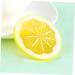 Alipis 6pcs Artificial Lime Simulation Fruits Simulated Fruit Model Faux Lemon Slices Lemon Slices for Soap Lifelike Lemon Props Lemon Slices Artificial Ornament Filling Orange Slices Pvc - Buy Online on SooperMarket.com