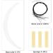 kawehiop Eyebrow Ruler Tool Cosmetic Fittings Positioning Tools Ladies Eye Brow Drawing Stencil Measurement Makeup Fitting - Buy Online on SooperMarket.com