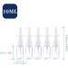 LIEISFEPER 10ml Refillable Nasal Spray Bottles - 20Pcs Portable Plastic Containers for Home and Travel Use - Buy Online on SooperMarket.com