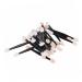 BELLIFFY 100 Pcs Eyeshadow Professional Makeup Brushes Travel Makeup Application Brushes Makeup Tools Size 2 Black