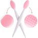 10Pcs Exfoliating Nose Brush Silicone Lip Brush Double-sided Soft Lip Brush Lip Scrub Brush Lip Scrubber Blackhead Brush for Lip Skin Smoothing Cleaning Perfect Makeup Tool Kits - Buy Online on SooperMarket.com