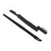 Verdant Touch Folding Eyelash Comb Silicone Eyeliner with Folding Eyelash Comb Black Ergonomic Handle Makeup Tool
