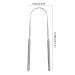 Calakono Stainless Steel Tongue Scraper | Portable Tongue Cleaning Brush for Adults | Reduce Bad Breath & Enhance Oral Hygiene - Buy Online on SooperMarket.com