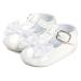 LACOFIA Baby Girls Anti-Slip First Walking Shoes Infant Bowknot Mary Jane Princess Party Shoes Prewalkers 6-12 Months D White
