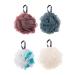 4Pcs Soft Mesh Bath Sponge Balls Buffer Shower Cleaning Puff Body Exfoliate Wash Scrubbers Household Bathroom Supplies(4.53inch)