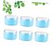 Beavorty 6pcs Kids Travel Set with Makeup Containers and Portable Powder Sieve - Blue - Buy Online on SooperMarket.com