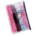 Aeyistry 200 Pcs Colorful Tiny Elastic Hair Bands Rope No Crease Ponytail Holders for Baby Girls Infants Toddlers Hair Bands Elastic Ponytail Holder