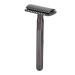 Double Edge Safety Razor for Men - Portable Zinc Alloy Brass Handle Shaving Razor | Perfect Birthday Gift | Home Salon Essential (Black) - Buy Online on SooperMarket.com
