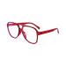 Feizedy retro 70s 80s blue light filter glasses Women without strength computer glasses men blue light blocking glasses pc gaming glasses B2888 red frame 60 millimeters