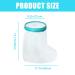 Waterproof Foot Shower Protector - Adult Foot Cast Cover for Shower & Bath - Reusable - Protects Broken Toe, Wound, Burns - Buy Online on SooperMarket.com