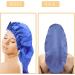 LadayPoa 2 Pcs Long Satin Sleep Cap for Women - Black+Blue | Silky Bonnet for Curly Hair Protection - Buy Online on SooperMarket.com