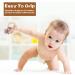 Vicloon Teething Toys for Baby Silicone and Wood Teether Baby Teether Toys Teether Chew Toy Easy to Hold and Clean Up Octopus Teething Toy Silicone chewlery for Boys&Girls (Beige) - Buy Online on SooperMarket.com