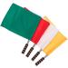 BESPORTBLE Sports Referee Flags Set - Stainless Steel Pole Stick - 4pcs - Buy Online on SooperMarket.com