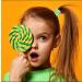 Whaline 120PCS Baby Hair Ties - Multicolor Mini Hair Bands for Girls Infants Toddlers - 2.5cm Diameter - Seamless Hair Elastics ponytail holders (6 Colors) - Buy Online on SooperMarket.com