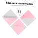 NOLITOY Eyelash & Eyebrow Grooming Tool Set | 2pcs Folding Eyebrow Combs & Mascara Applicator - Portable Eyebrow Makeup Brush - Buy Online on SooperMarket.com