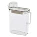Laundry Detergent Dispenser 2.7L Washing Powder Storage Clear Liquid Laundry Detergent Container Storage Box with Measuring Cup Washing Powder Softener Dispenser Lotion Package Container