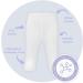 Eczema Baby Leggings | Moisturizing Skin Relief | for Babies 18-24 Months | White - Buy Online on SooperMarket.com