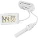 ASHATA Digital Hygrometer 2-in-1 LCD Display Thermometer Hygrometer with External Probe for Reptile Mini Digital Electronic Temperature Hygrometer(White) - Buy Online on SooperMarket.com