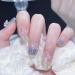 Wearing short and medium-sized nail enhancement with white milk blue butterfly nail patches detachable fake nail patches 1 count (Pack of 1) - Buy Online on SooperMarket.com