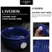 JOUSE Royal Blue Ceramic Men's Shaving Mug Bowl - Wide Mouth for Shaving Brush & Soap - Buy Online on SooperMarket.com