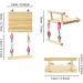 Buy Bugbags for Birds | Parrot Wood Platforms & Chewing Swings with Bells | Perfect for Green Cheeks Chinchillas & Hamsters - International Shipping Available - Buy Online on SooperMarket.com