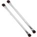 Soft Hair Eyeshadow Brush Set Silver Double Ended Makeup Brush for Women Precise Application with Supple Fiber Hair Convenient for Home and Stage Makeup - Buy Online on SooperMarket.com