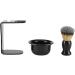 Akozon Shaving Tools Set - 3 PCS Professional Men's Shaving Brush Stand & Bowl for Ultimate Grooming Experience - Buy Online on SooperMarket.com