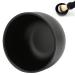 Shaving Soap Bowl Stainless Steel Shaving Mug Unbreakable Shaving Bowl for Standard Size Pucks and Soaps (Black)