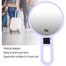 5X Magnifying Makeup Mirror Folding Adjustable Cosmetic Mirror Travel Portable Makeup Mirror (Purple) - Buy Online on SooperMarket.com