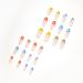 Buy Luvadeyo 24 PCs Press on Nails - Medium Almond Stiletto Fake Nails with Glue | Acrylic Nails for Women & Girls - Fast International Shipping - Buy Online on SooperMarket.com