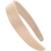 axy Headband with Fabric Padded Candy Colours and Satin Covered Beautiful Women's Headband Hair Accessories Hair Band HRK7A (Beige) - Buy Online on SooperMarket.com