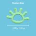 Buy Silicone Teething Bite Ring for Babies - 2-Pack | Toddler Teeth Relief | Perfect Shower Gifts - Green & Pink - Buy Online on SooperMarket.com