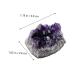 Cabilock 4pcs Amethyst Cluster Rock Purple Rough Gemstones Natural Crystal Decoration Amethyst Cave Agate - Buy Online on SooperMarket.com