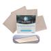 ShadeMAGIC Fluorescent Light Filter Covers (Mocha) - Diffuser Pack Eliminate Harsh Glare That Causes Eyestrain and Head Strain The The Classroom or at Office. (4)