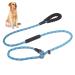 yeesport Dog Leash Nylon 5.9ft - Heavy Duty Nonslip Outside Outdoor Running Jogging Padded Handle Puppy Training Leash Blue M