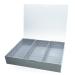 Portable Acrylic Case For Prevent Dust And Dirt Maintain The Cleanliness Suitable For Salons And Personal Use Adjustable Storage Solution Light Grey