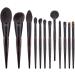DFHBFG 12-Piece Complete Brush Set - Concealer Spot & Loose Powder Brushes for Flawless Makeup Application | International Shipping Available - Buy Online on SooperMarket.com