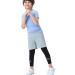 Badeke Boys 2 in 1 Running Compression Pants - Small Light Grey | Quick Drying & Breathable Workout Legging - Buy Online on SooperMarket.com