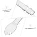 Gogogmee Stainless Steel Spoon Skin Caring Tool Facial Scoop Makeup Pick Spoons Cream Scoops Beauty Spatulas Facial Spoon Facial Cream Spoons Makeup Supply 6.5x2x0.2cm Silver - Buy Online on SooperMarket.com