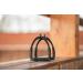 Equinate Safety Bars Manchester 10cm Black Matt - Anti-Slip Rubber Tread - Stirrup for Adults & Children - 2 Pieces for Ankle Relief - Buy Online on SooperMarket.com