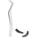 Eyelash Tweezers for Extensions | Stainless Steel Eyeline Tweezers with Comb | Professional Silver Tools for Artificial Eyelashes - Buy Online on SooperMarket.com