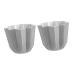 Zerodeko Tyre Lever 6 pcs Durable Aluminum Tools Gold Supply Reusable Alloy Cuake Dessert D Mini Mold Molds DIY 7.5x7.5x6.5cmx3pcs Silverx3pcs