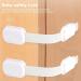 TOPINCN 5pcs Multifunctional Baby Safety Locks - Drawer & Cabinet Strap Locks for Child Accident Prevention - Reusable Packaging - Buy Online on SooperMarket.com