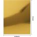 Gold Metallic Paper Sheets 60 Pack Golden Foil Mirror CardStock Shimmering Paper For Decorative Weddings & Birthdays Invitations Cardmaking & Paper Crafts Size 8.5 x 11 - Buy Online on SooperMarket.com